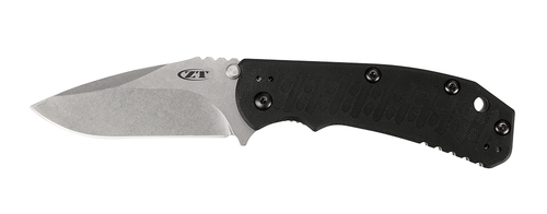 Zero Tolerance ZT0550 - Hinderer Design Black Folding Knife *VAULT ITEM*