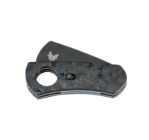 1500-181 Benchmade Gold Class Cigar Cutter Limited Edition Marble Carbon Fiber CPM-S90V Black Blade