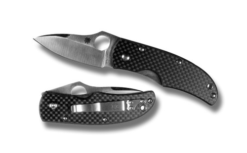 C22CFPE Spyderco Michael Walker Carbon Fiber ZDP-189 Folding Knife *VAULT ITEM*