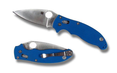 C101GPBL2 Spyderco Manix 2 Blue Folding Knife
