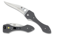 C59GGYP Spyderco Shabaria Gray G-10 Folding Knife