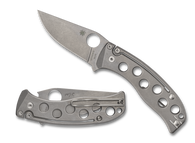 C192TIPM390 Spyderco PITS Ti Folding Knife