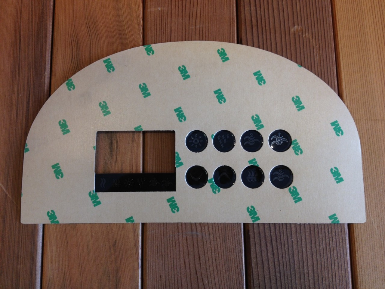 Topside Control Panel Overlay - Arctic Spas 1998-2006