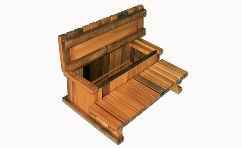 Cedar 3-Tier Storage Step