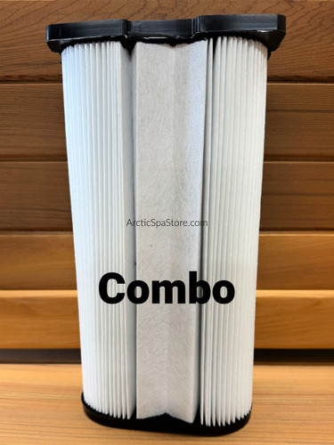 Polar Pro Filter Insert Pleated Depth with Silver Core - Combo - Arctic Spa Custom Series