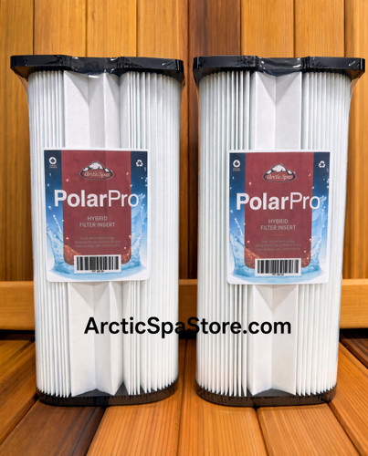 Polar Pro Filter Insert Set (2) - Pleated Depth - Hybrid - Arctic Spa Custom Series