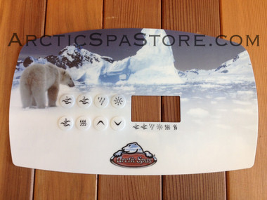 Topside Control Panel Overlay - Arctic Spas 2007-Current