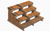 Cedar 4-Tier Step 72" for the Arctic Ocean | Arctic Spas