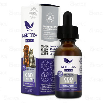 Medterra Pets CBD Drops 750mg