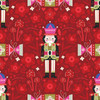 Dashwood - Nordic Noel - The Nutcracker (Red) - 100% Cotton Fabric - £14 p/m