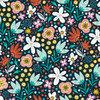 Dashwood - Magical Meadow  - Meadow Floral (Black) - 100% Cotton Fabric - £14 p/m