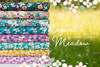 Dashwood - Magical Meadow  - Meadow Floral (Black) - 100% Cotton Fabric - £14 p/m