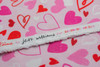 Dashwood - Je T'aime - Hearts (Pink) - Cotton Quilting Fabric - £14 p/m