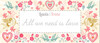 Lewis & Irene - All You Need Is Love - Bunting Panel (Metallic) 