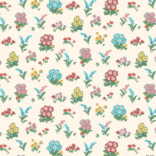 Liberty - Flower Show Midsummer - Kensington Gardens Cream - 100percent Cotton Fabric - pound13 p/m