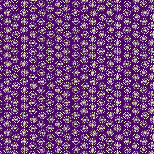 Makower - Henna - Pop (Purple) - 100% Cotton Fabric - £14 p/m
