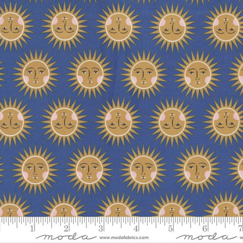 Moda - Birdsong - Sunshine (Blue) - 100% Cotton Fabric - £14 p/m