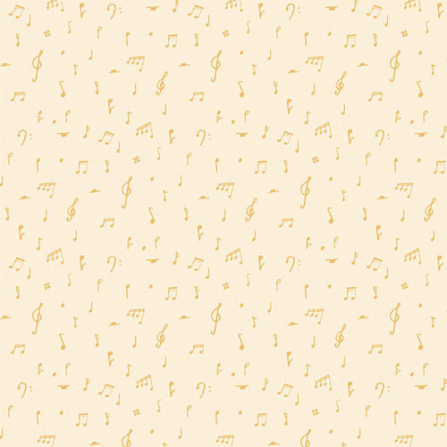 Art Gallery - LullaBee - Dancing Notes - 100% Cotton Fabric - £15 p/m