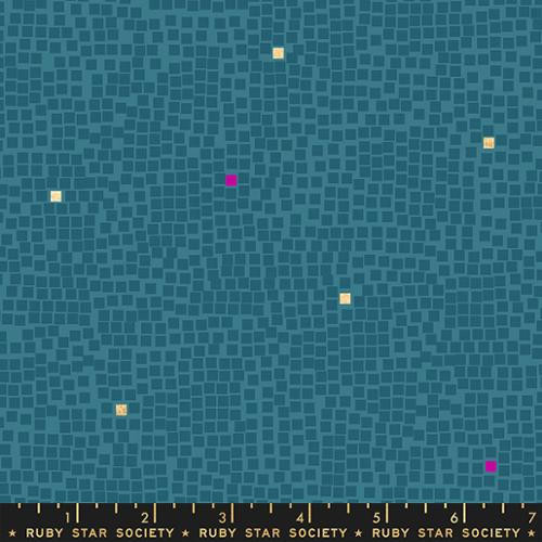 Ruby Star Society - Pixel (Teal) - 100% Cotton Fabric - £15 p/m