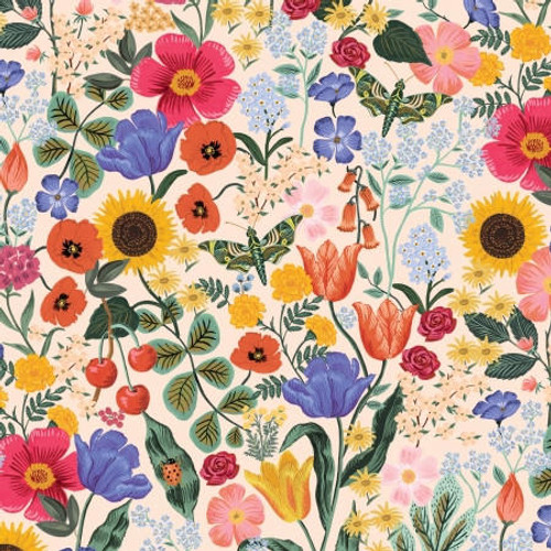 Rifle Paper Co. - Curio - Blossom (Cream) - Cotton Quilting Fabric - £15 p/m