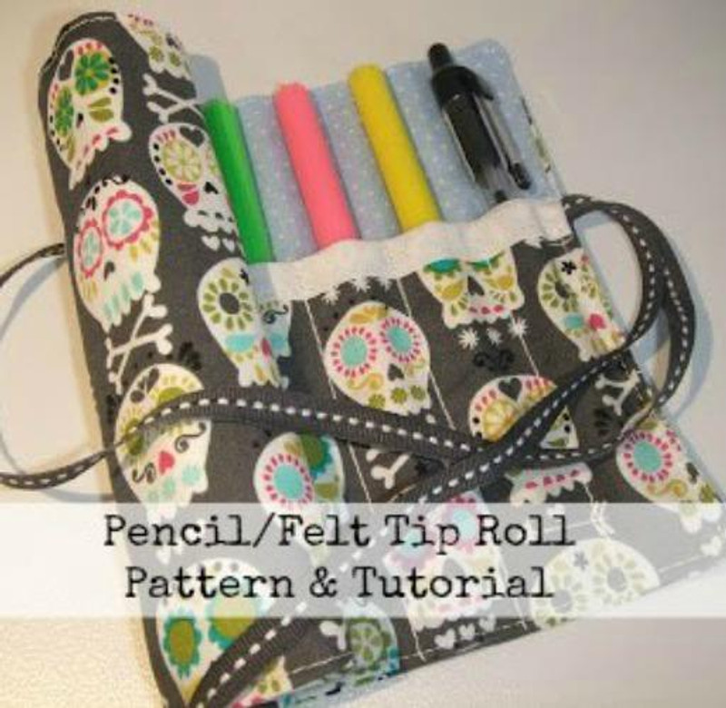 Sew Scrumptious - Pencil Roll Tutorial