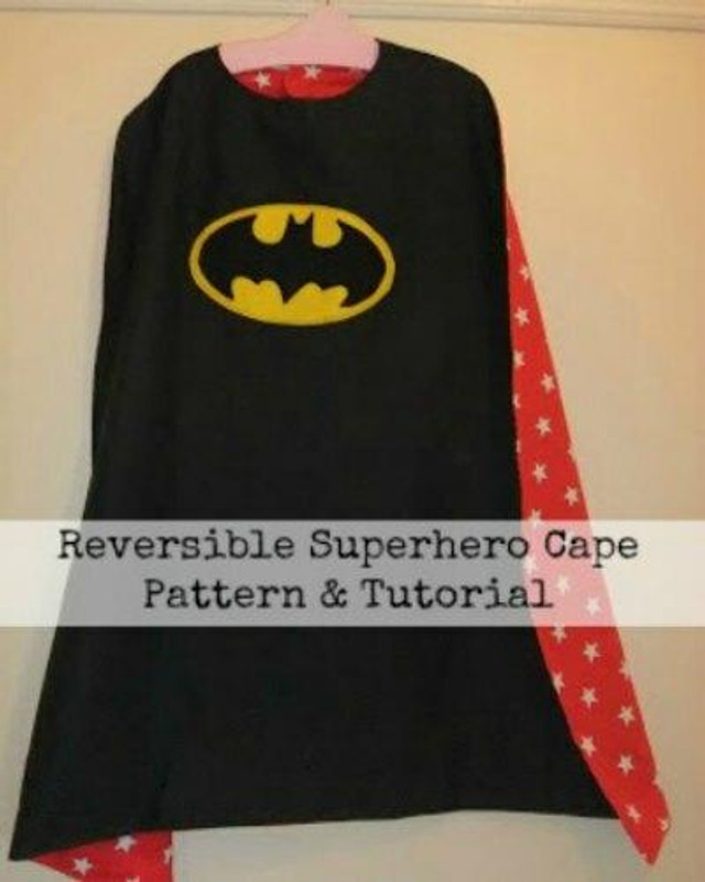 Sew Scrumptious - Superhero Cape Tutorial