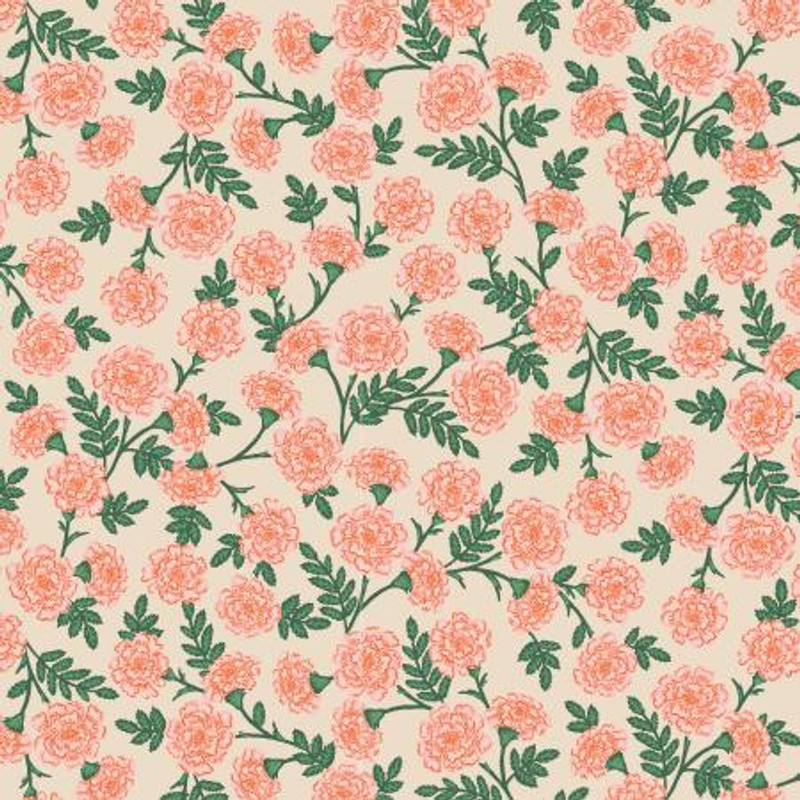 Rifle Paper Co. - Bramble - Dianthus (Blush) - 100% Cotton Fabric - £15 p/m