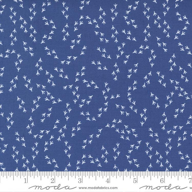 Moda - Birdsong - Bird  Dance (Blue) - 100% Cotton Fabric - £14 p/m