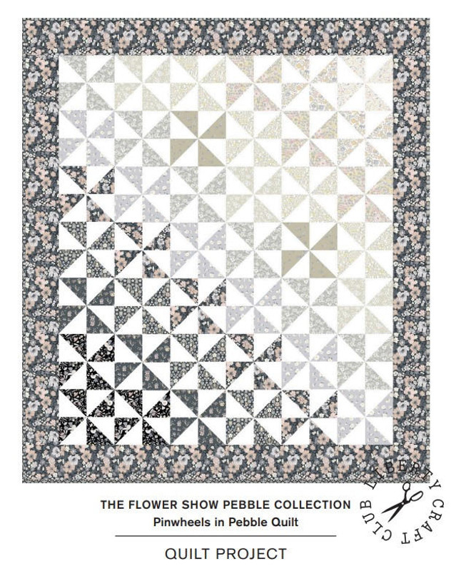 Liberty - Flower Show - Pinwheels Quilt Pattern - Free PDF Download