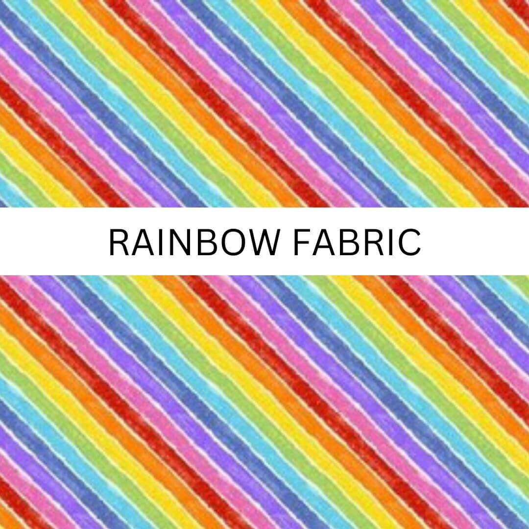 Rainbow fabric best sale