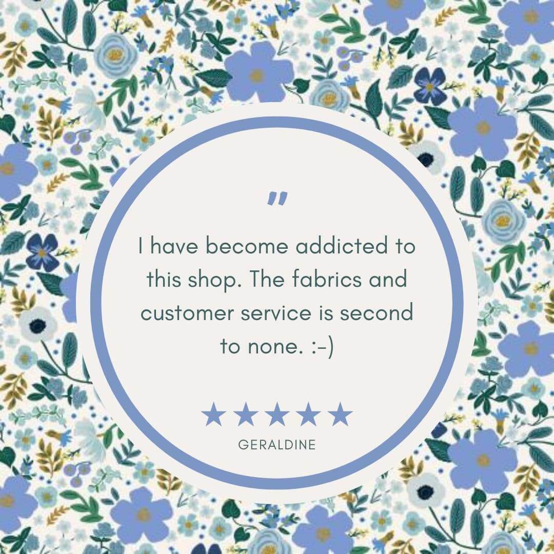 Sew Scrumptious Fabrics 5 Star Review