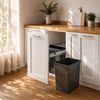 Austen & Co. 40L Built-In Pull Out Cupboard Kitchen Bin - 2 Compartments