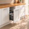 Austen & Co. 30L Built-In Hinged Cupboard Kitchen Bin - 2 Compartments