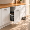 Austen & Co. 30L Built-In Hinged Cupboard Kitchen Bin - 2 Compartments