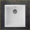 Austen & Co. Torino Single Bowl Inset & Undermount Ceramic Kitchen Sink