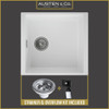 Austen & Co. Torino Single Bowl Inset & Undermount Ceramic Kitchen Sink