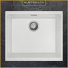 Austen & Co. Torino Large Single Bowl Inset & Undermount Ceramic Kitchen Sink