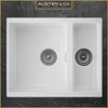 Austen & Co. Torino 1.5 Bowl Inset & Undermount Ceramic Kitchen Sink