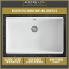 Austen & Co. Aurelia Large Fluted Belfast Ceramic Kitchen Sink
