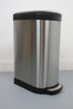 40L Profile Brushed Stainless Steel Pedal Bin with Soft Close Lid