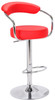 Pair of Zenith Bar Stools Red