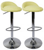 Pair of Sofia Bar Stools Cream