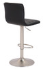 Aldo Brushed Bar Stool Black