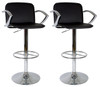 Pair of Bueno Bar Stools Black