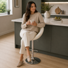 Luca Bar Stool Cream