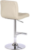 Allegro Leather Bar Stool Cream