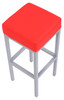 Cube Bar Stool Red