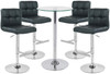 Allegro Leather Bar Stool and Como Table Package