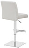 Deluxe Snella Leather Bar Stool White