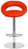 Deluxe Sorrento Leather Bar Stool Red